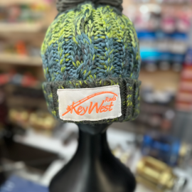 Cappello Pon Pon Key West Rods Verde